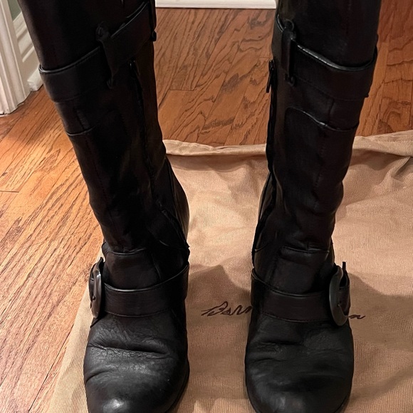 Born Black Black Leather Buckle Boots - Picture 2 of 7